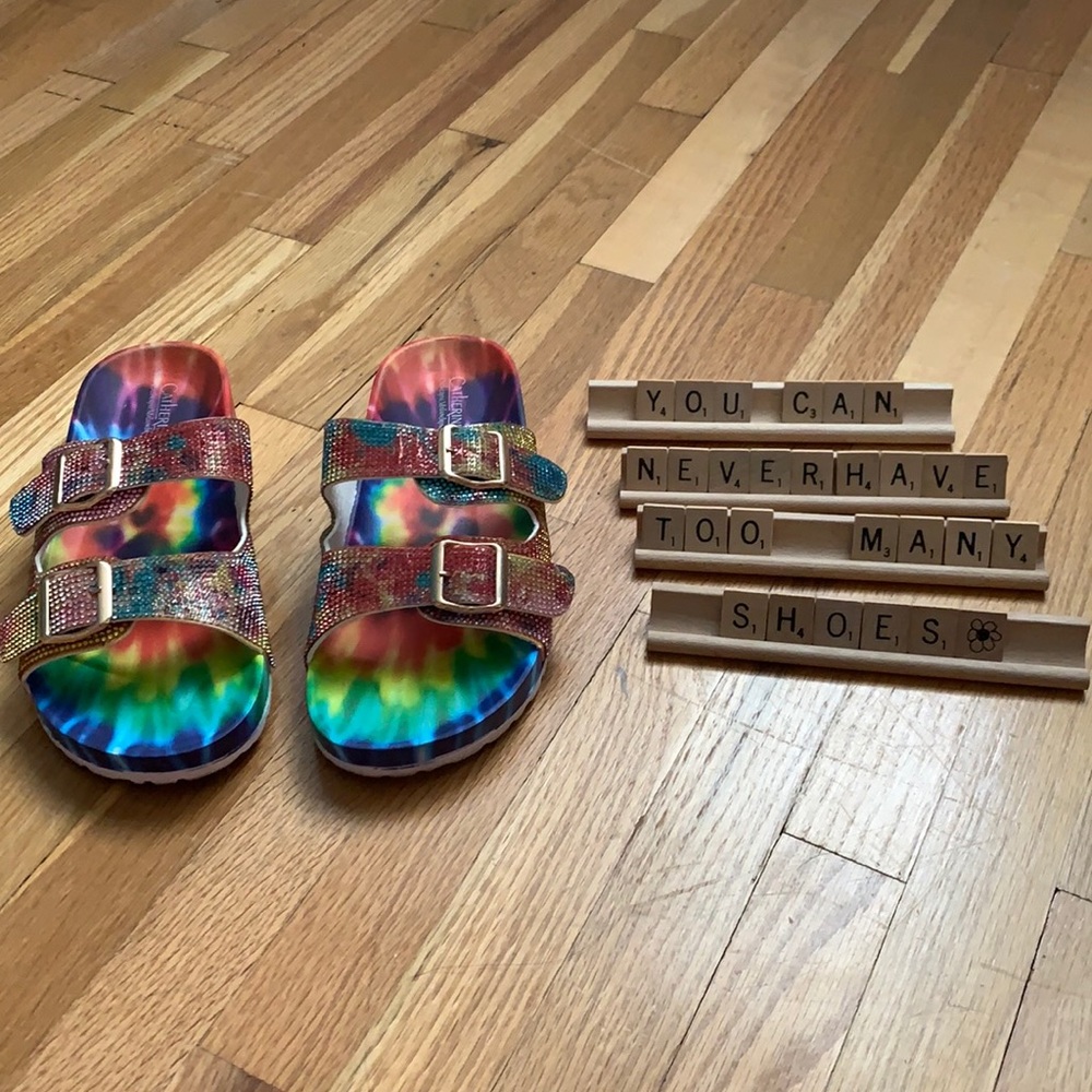 Rainbow tie dye